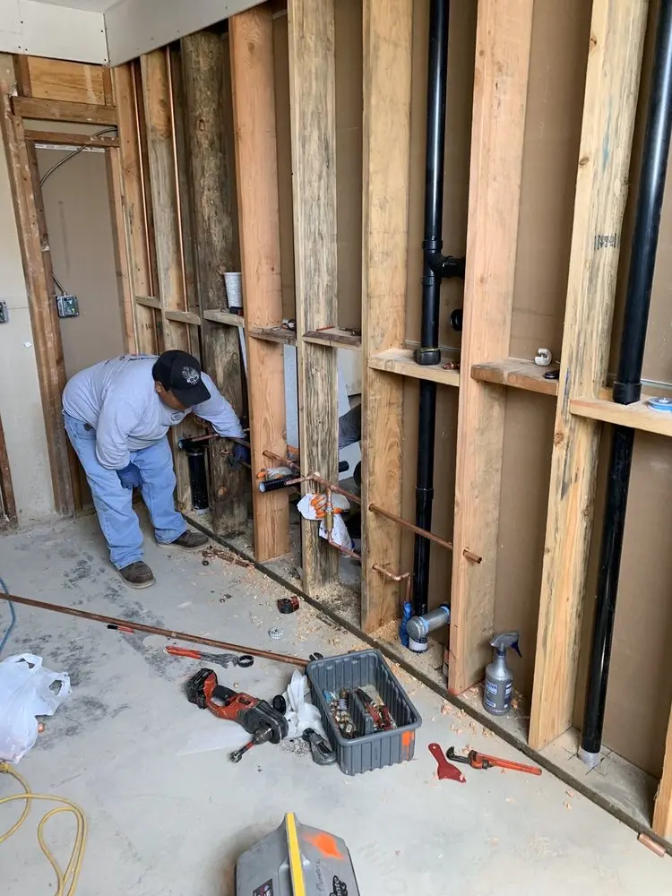 Commercial rough-in plumbing for Gas Line Repair in Parkland Terrace